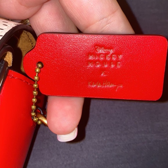 Mickey MouseKeith Haring brass/red shoulder bag - Picture 4 of 10